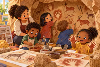 Capa do projeto Pinturas Rupestres e Cavernas